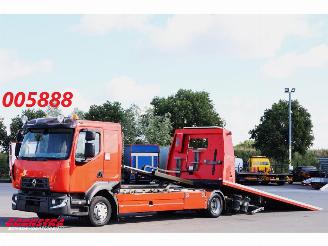 krockskadad bil vrachtwagen Renault D 12.210 Falkom Schiebeplateau Brille 2X Winde Euro 6 2017/4