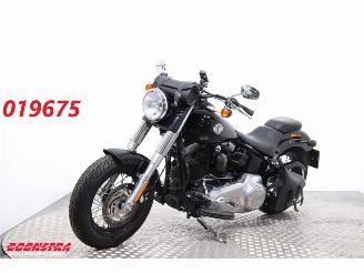 dommages motocyclettes  Harley-Davidson  FLS 103 Softail Slim 5HD Remus Navi Supertuner 13.795 km! 2014/5